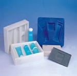 Cosmetic blister Tray with flocking