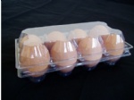 Plastic quail egg tray