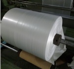 transparent PO plastic film on roll