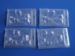 Clear clamshell box for thermostatic valve set