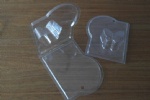 Transparent PVC folded blister