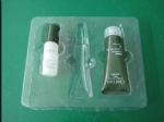 Transparent PVC cosmetics blister package