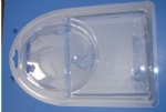 Clamshell package tray