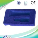 thermoformed plastic flocked blister tray